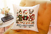 Just a Jolly Goose,Christmas Goose, a Seasonal Illustration by Sublimation Artist (Thumbnail 9 of 9)