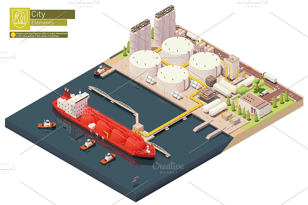 Isometric city map elements, an Object Graphic by tele52 (Photo 56 of 72)