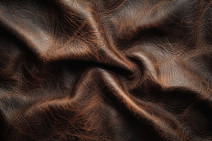 Dark Brown Leather Texture Backgroun, a Background Photo by Pixeness Studio