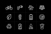 Green Energy and Sustainable Icons, an Icon by VectStock (Thumbnail 2 of 2)