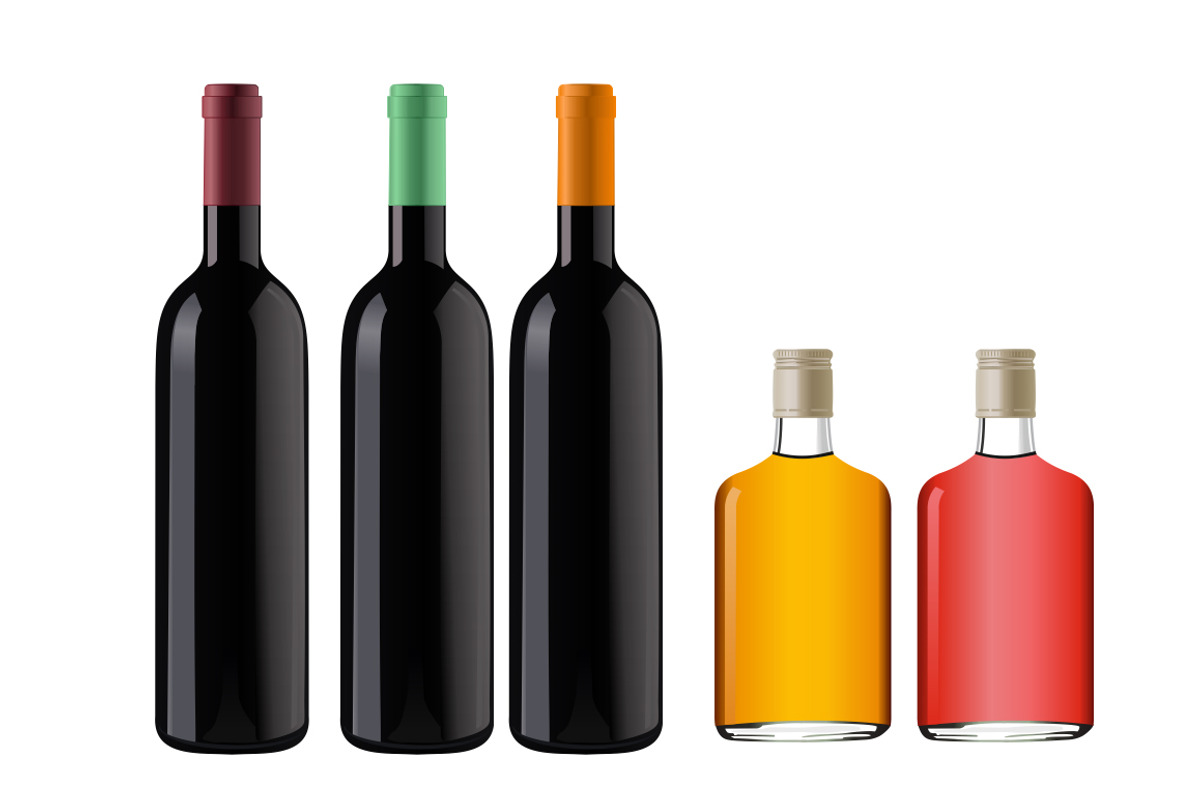 Vector Bottles, an Illustration by Nick Novell