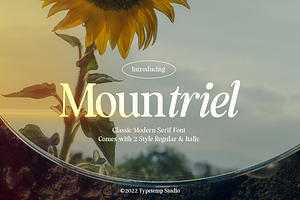 Mountriel - Classic ModernSerif Font