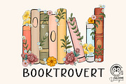 Booktrovert Png Sublimation, a Graphic by Owlsome.Designs (Thumbnail 1 of 5)