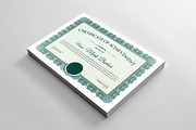 Certificate Word | PSD | AI, a Stationery Template by Curve Design (Thumbnail 1 of 6)