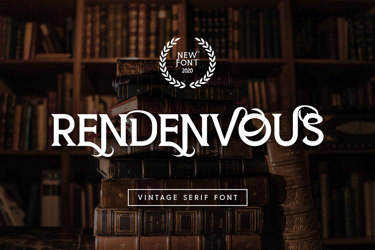 Rendenvous Serif Display Font, a Serif Font by UICreative (Photo 1 of 6)