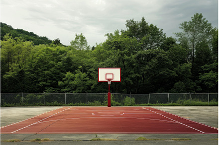 Spacious Basketball court outdoor, a Sports & Recreation Photo by Ylivdesign