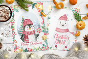 Christmas Tale Watercolor Clipart, an Animal Illustration by Catherine Wheel (Thumbnail 2 of 14)