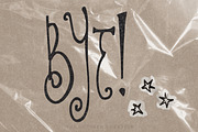 Drinks With Delphine Girly Display, a Handwritten Font by The October Creative (Thumbnail 8 of 8)