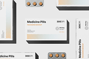 Medicine Pills Box Mockup, a Packaging Mockup by graphicsauce (Thumbnail 4 of 4)