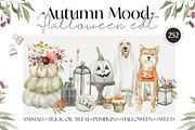 Autumn mood. Halloween aesthetic, an Animal Illustration by Kreker Kate (Thumbnail 1 of 10)