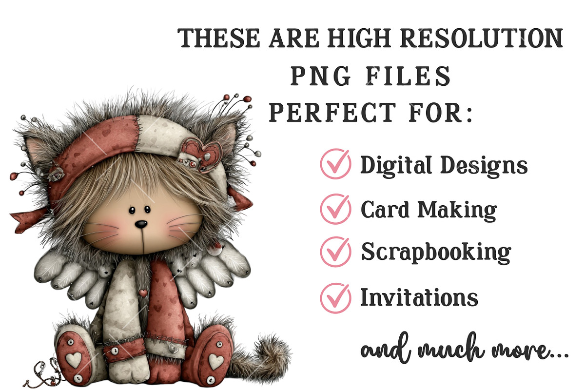 Whimsical Valentine's Clipart, an Illustration by OK Design (Photo 6 of 6)