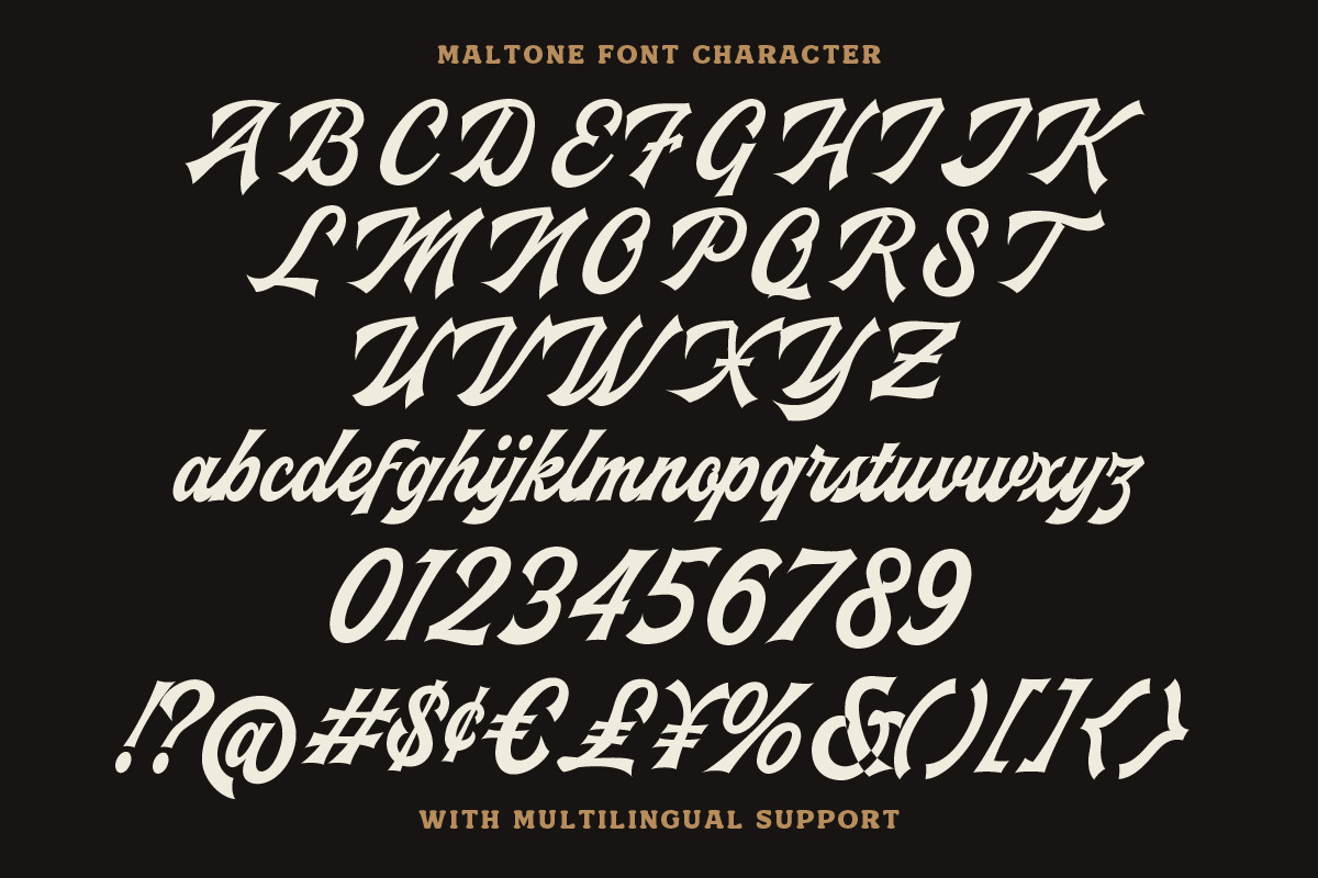 Maltone Script, a Script Font by Letterhend Studio (Photo 6 of 10)