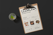 Minimalist Restaurant Menu, a Stationery Template by Neermana (Thumbnail 3 of 4)