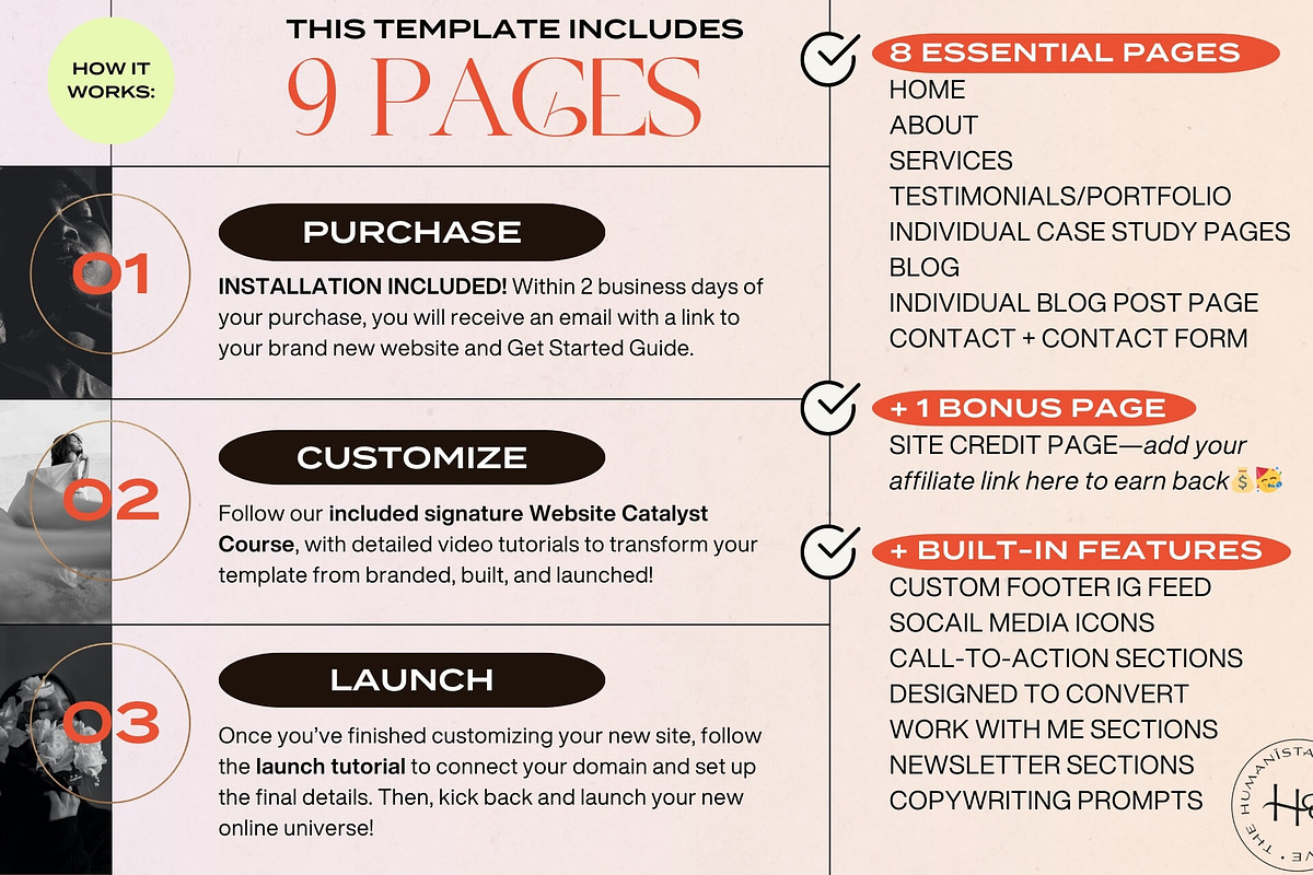 Empress Squarespace Website Template, a Squarespace Template by The Humanista Co. (Photo 15 of 20)