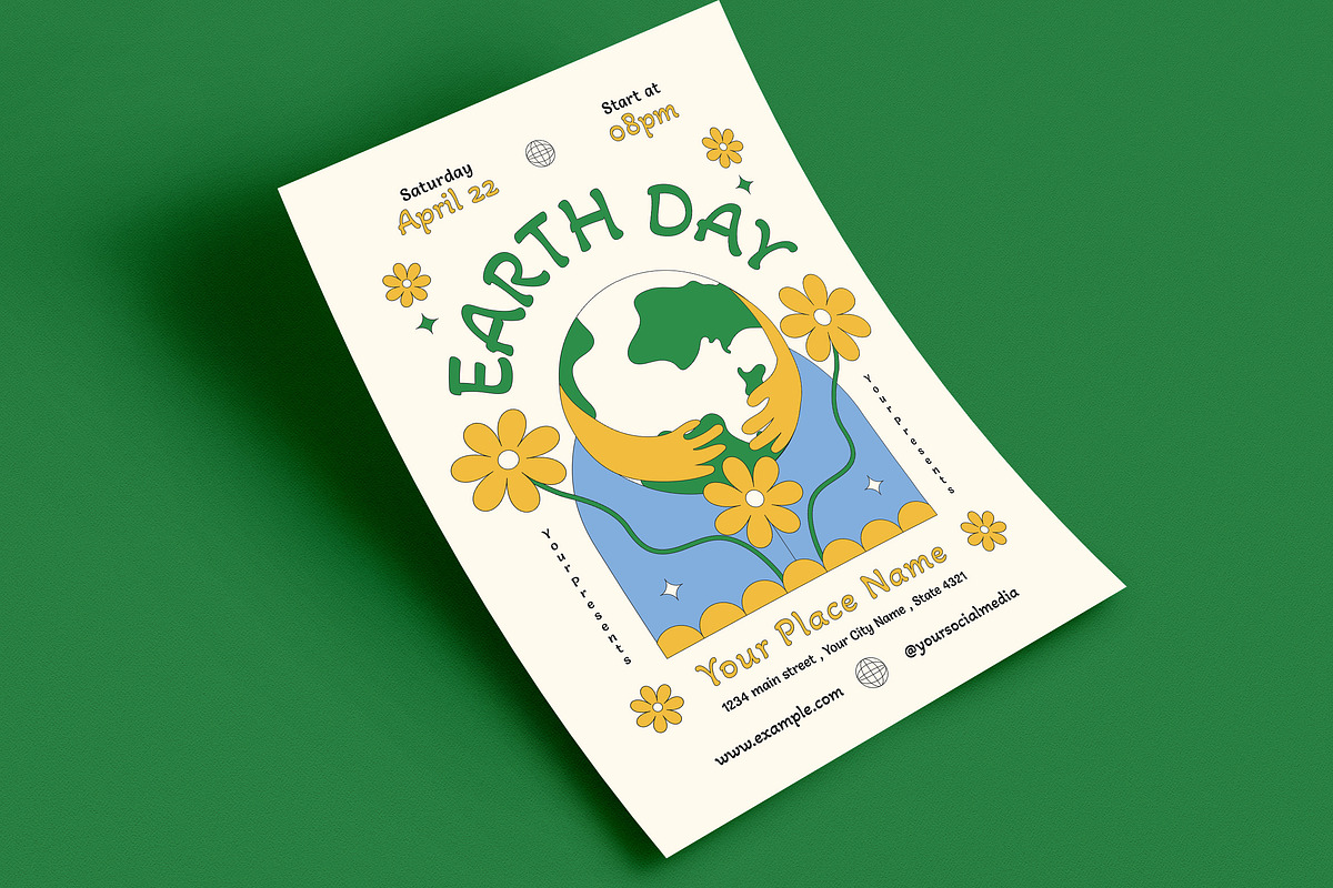 Earth Day Event Flyer, a Flyer Template by Guuver (Photo 3 of 3)