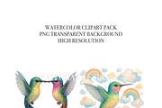 26 Hummingbird Clipart, an Animal Illustration by Pati Charm Studio (Thumbnail 5 of 8)