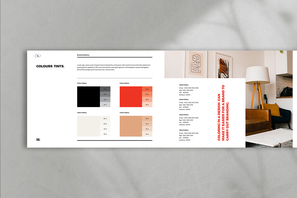 Brand Guidelines, a Brochure Template by Occy Design (Photo 9 of 9)