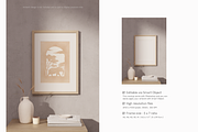 Artwork Frame Mockup Bundle Vol 2, a Print Template by Lelu Art Design (Thumbnail 4 of 8)