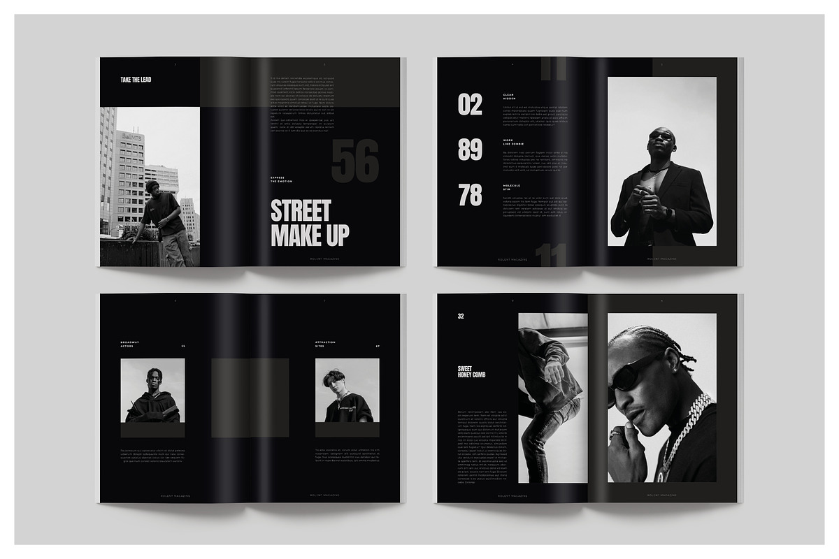 ROLENT Creative Portfolio, a Magazine Template by Arif Tri Ananta (Photo 2 of 14)