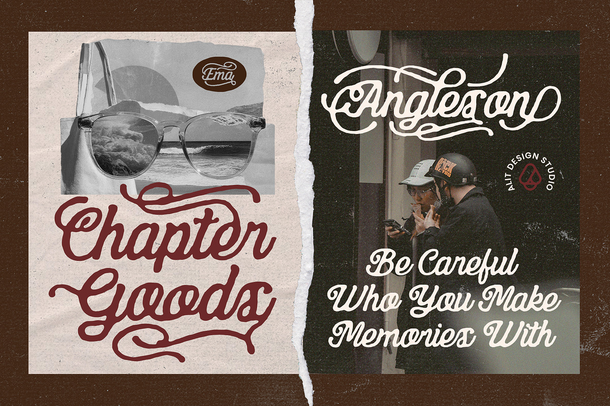 Coastal Angels Typeface, a Script Font by alit design (Photo 3 of 17)