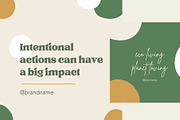 Eco-Friendly Instagram Templates, a Social Media Template by CreativeWilderness (Thumbnail 6 of 7)