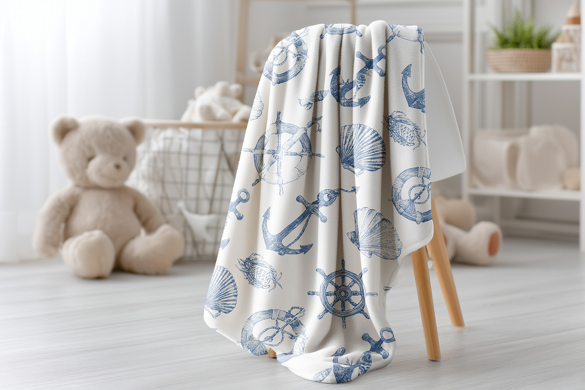 Nursery Interior Blanket Mockup PSD, a Household Mockup by 1001 mockups (Photo 6 of 7)