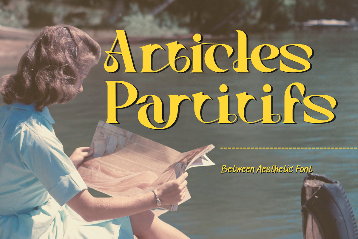 Between Aesthetic Font, a Serif Font by 177Studio (Photo 6 of 8)
