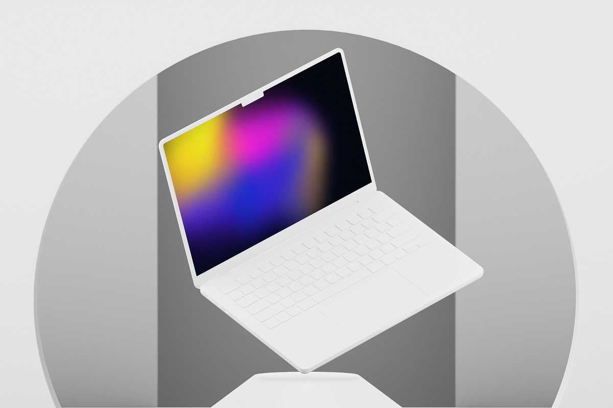 MacBook 14 Pro Clay Mockups, a Mac Mockup by Craftwork (Photo 6 of 7)