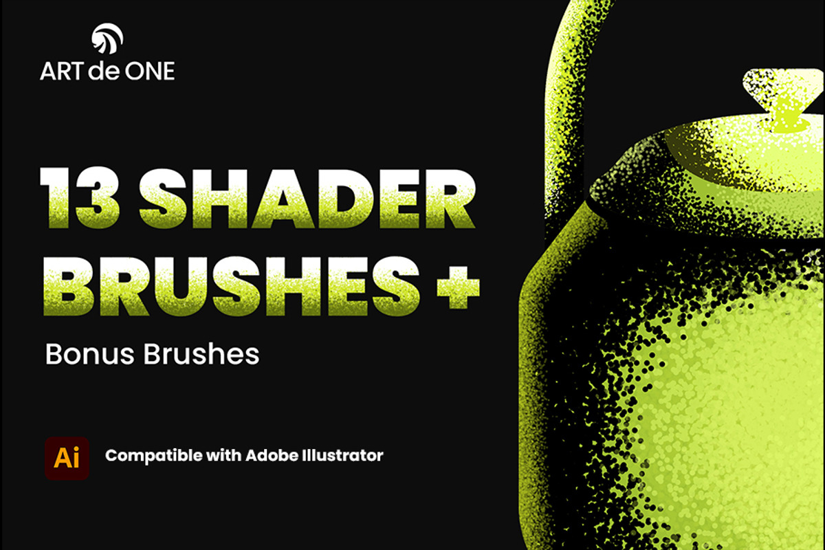 13 High-Quality Stipple Brushes, a Brushes & More by artdeone (Photo 1 of 5)