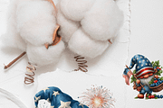 Patriotic Gnomes PNG Set, a Decorative Illustration by Pati Charm Studio (Thumbnail 8 of 8)