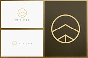 20 Circle geometric logos - outline, a Branding & Logo Template by VP Fonts (Thumbnail 8 of 21)