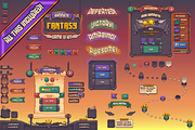 Complete Fantasy Game UI kit, a Graphic by Vectricity Designs (Thumbnail 5 of 5)