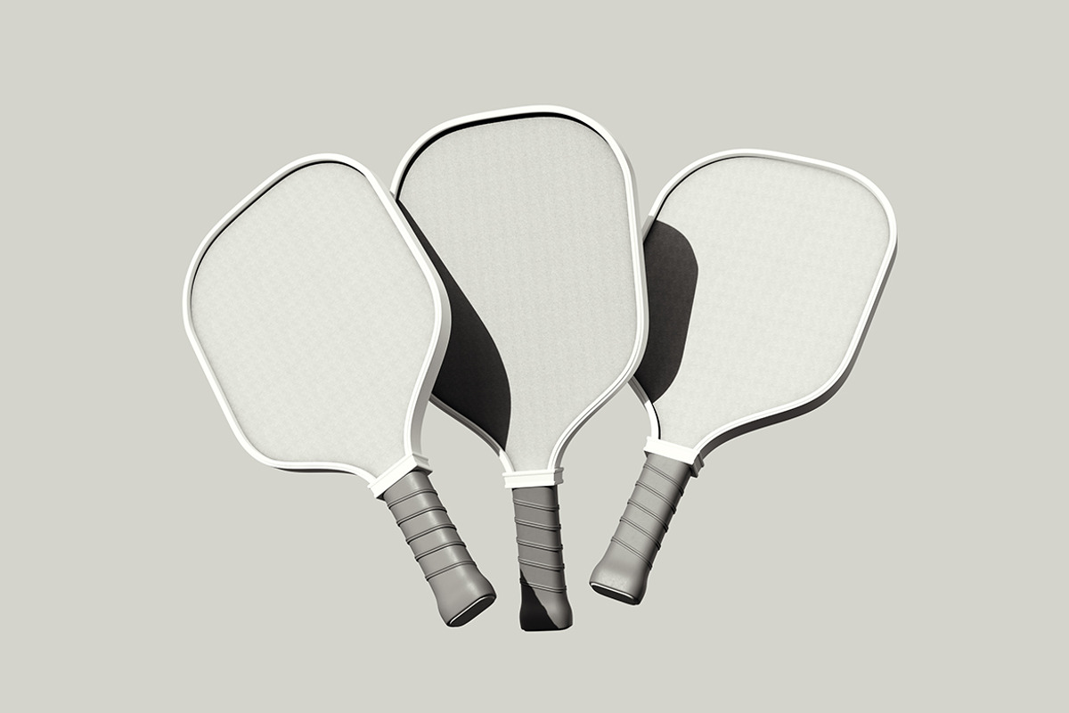 Pickleball Paddle Mockup, a Mockup by Rahardi Creative (Photo 2 of 4)