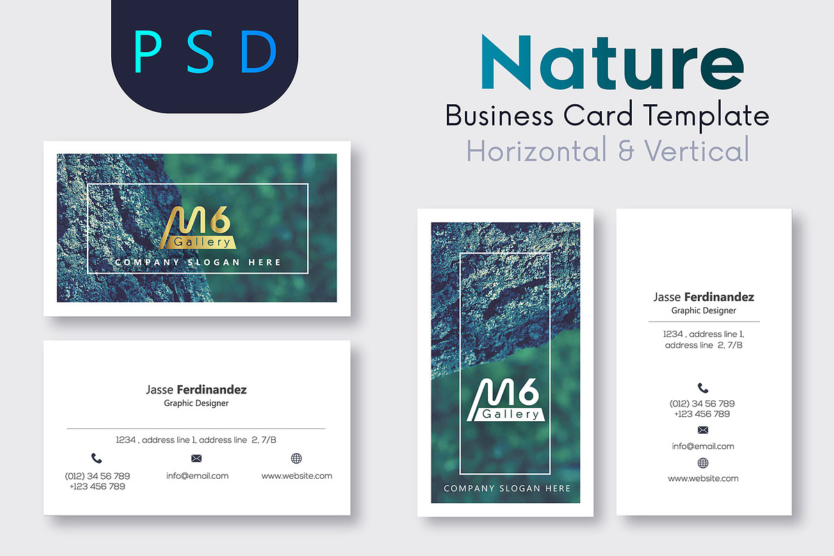 Unique 50 Business Card Bundle, a Business Card Template by M6 Gallery (Photo 29 of 151)
