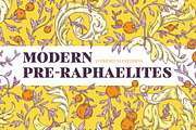 Modern Pre-Raphaelites patterns, a Pattern Graphic by Piñata (Thumbnail 1 of 15)