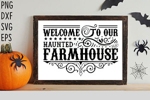 Vintage Halloween Sign SVG Bundle