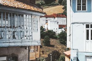 Telephoto village houses in Asturias, an Architecture Photo by SkyNext