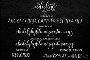 Adaline Script, a Script Font by MrLetters (Thumbnail 13 of 16)
