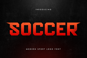 Soccer – Modern Sport Logo Font