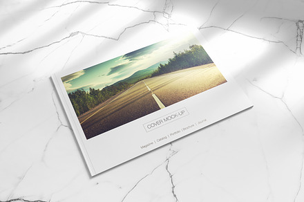 Landscape Magazine Cover Mock-up