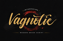 Vagnotie - Modern Brush Font