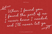 EZ Calestra, a Handwritten Font by Zafara Studios (Thumbnail 5 of 6)