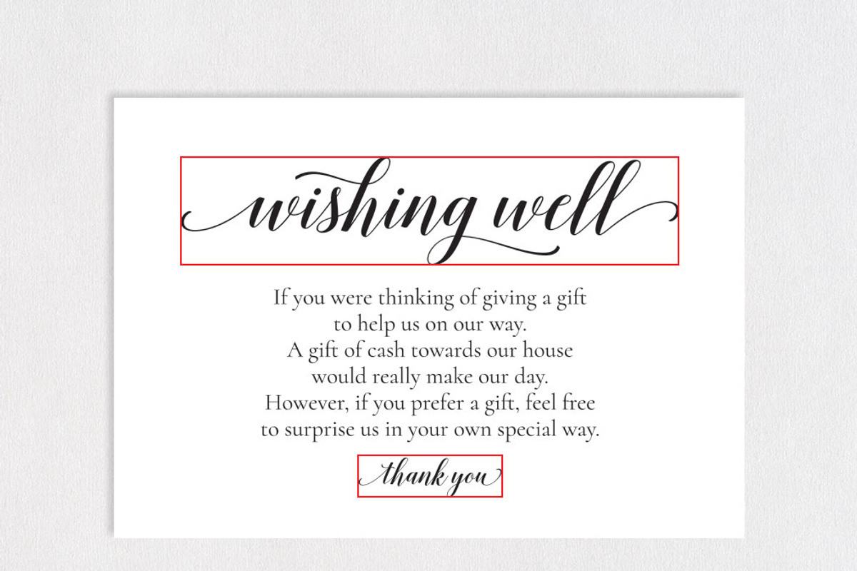 Wishing Well Card Template SHR448, an Invitation Template by Shafura_Wedding (Photo 5 of 5)