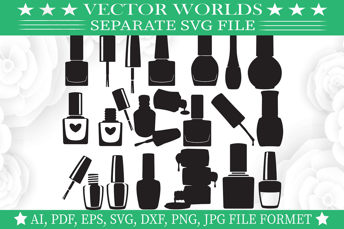 Nail Polish Svg, Nail, Polish Svg, an Object Graphic by VectorWorlds