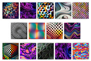 Glitch Psychedelic 06. Digital Paper, a Texture Illustration by KENO Mascots (Thumbnail 6 of 7)