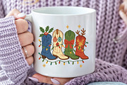 Cowboy Boot Country Christmas Xmas, an Illustration by CraftArtStudio (Thumbnail 3 of 4)