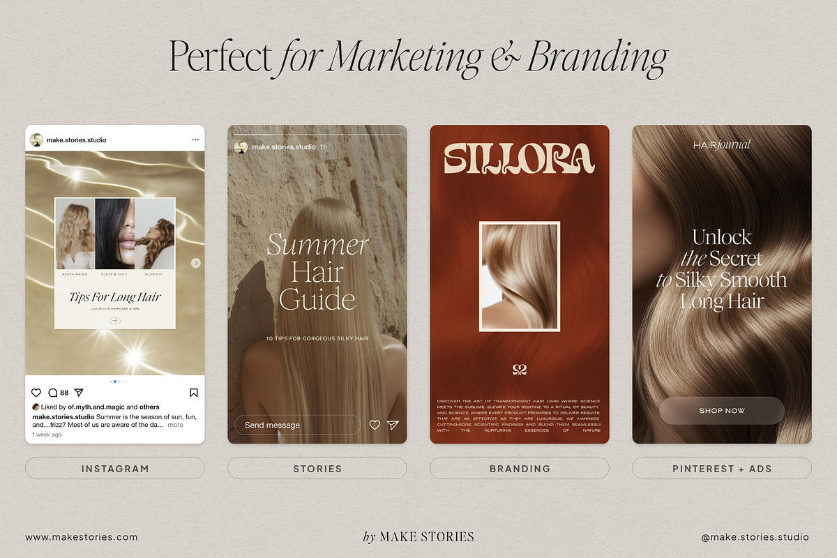 80 Dreamy Hair Stock Images, a Beauty & Fashion Photo by Make Stories Studio (Photo 8 of 11)