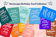 Astrology Birthday Cards (Printable), a Card Template by Leah Design (Thumbnail 1 of 5)
