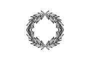 Floral Wreath Circle SVG Bundle, an Illustration by Creativeshirt (Thumbnail 8 of 51)