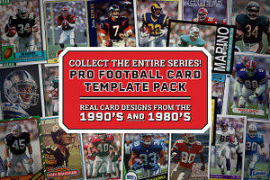 1990's Pro Football Cards PACK B